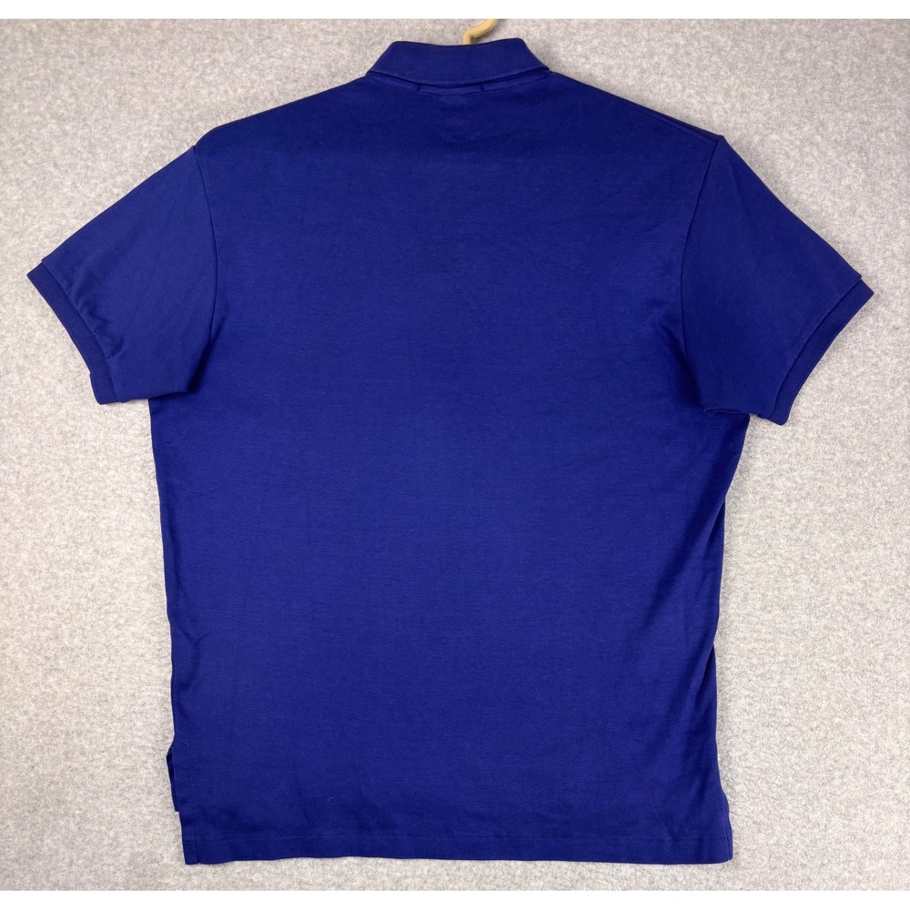Vintage Polo Ralph Lauren Polo Bear RL 92 Blue Shirt Made in USA Mens Large L - Picture 4 of 6